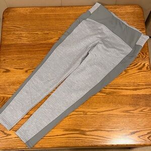 Grey Athleta Fleece-Lined Thermal Leggings - L